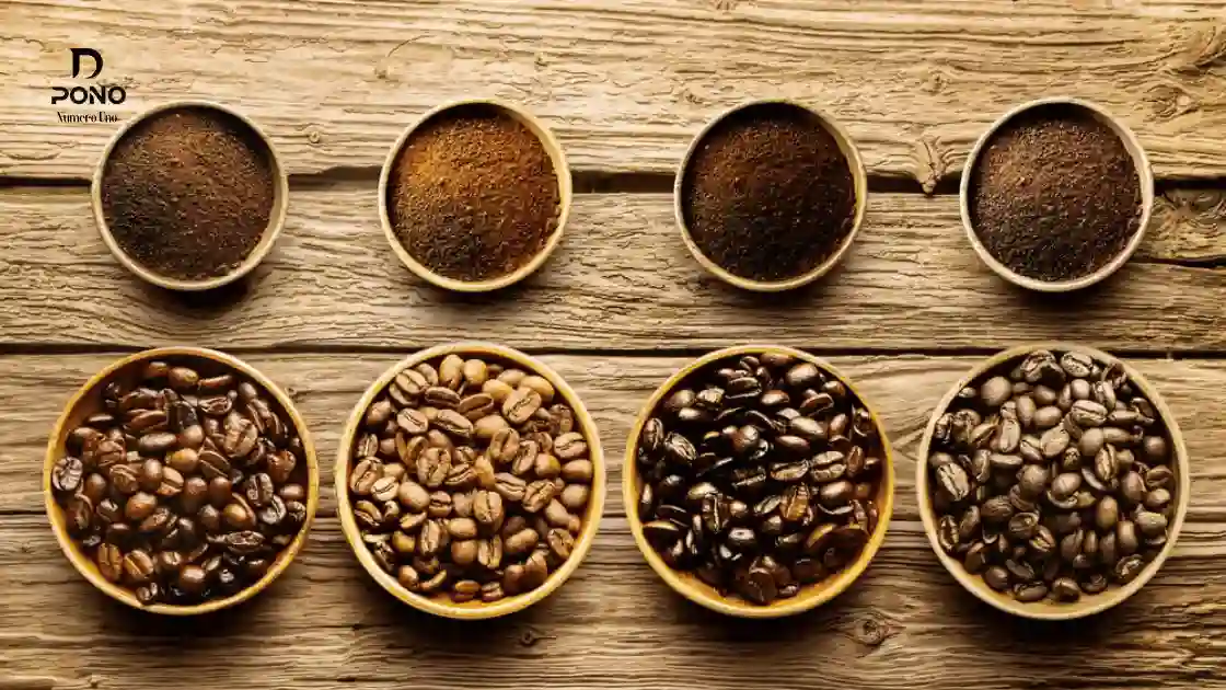 درجات طحن البن