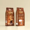 Coffee packaging with branding design