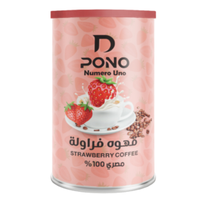 قهوة فراولة 225 جرام – نكهة طبيعية – Dpono