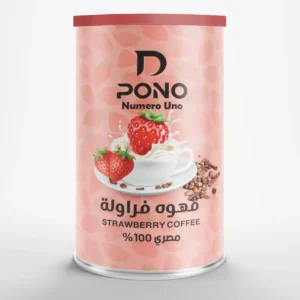 قهوة بالفراولة