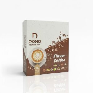 كرتونة قهوة D PONO بالنكهات تحتوي على 15 ظرف قهوة سريعة التحضير بخمس نكهات مختلفة