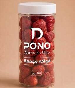 🍓 فراولة مجففة بالتبريد – 100 جرام